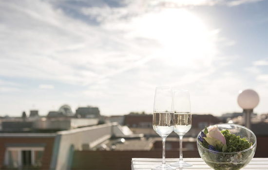 Ausblick im Hotel Albrechtshof