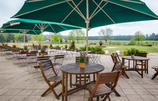 Terrasse vom Ferien Hotel Fläming